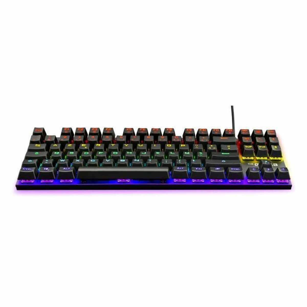 Gaming Keyboard The G-Lab Mercury AZERTY French Black-1