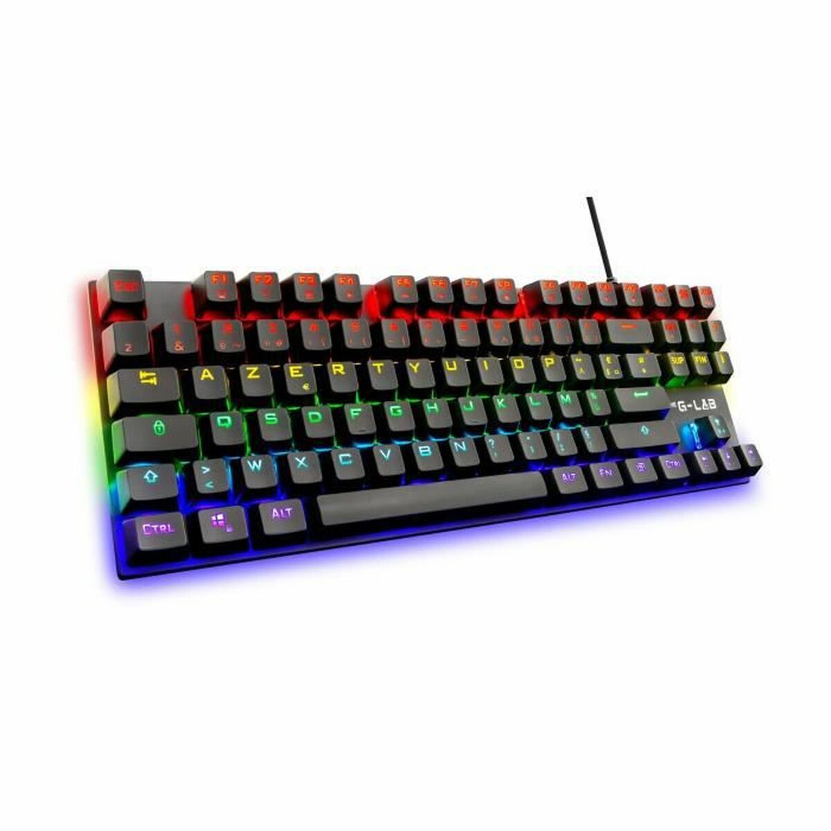 Gaming Keyboard The G-Lab Mercury AZERTY French Black-2