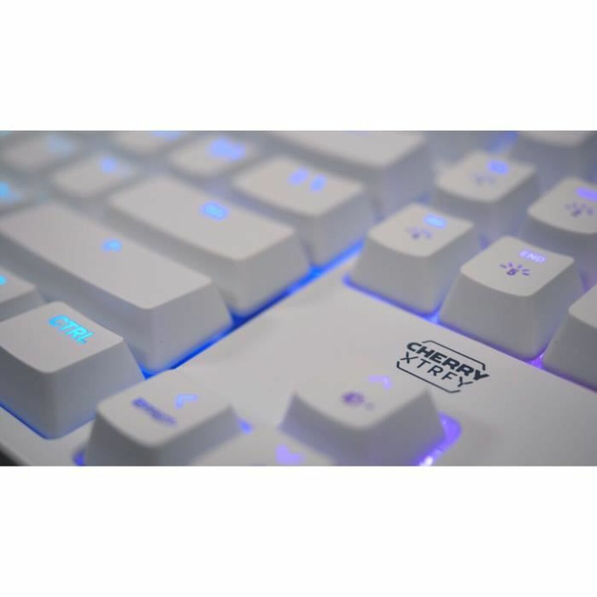 Keyboard and Mouse Cherry White AZERTY-2