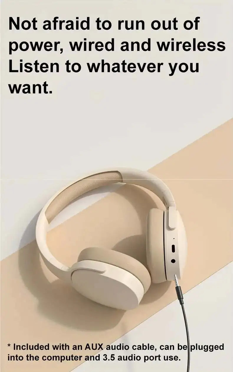Headphones P2961 Wireless Bluetooth 5.3 Original Earphone Stereo Hifi Headset 400mAh 100h Super Long Battery Life Game Earbuds