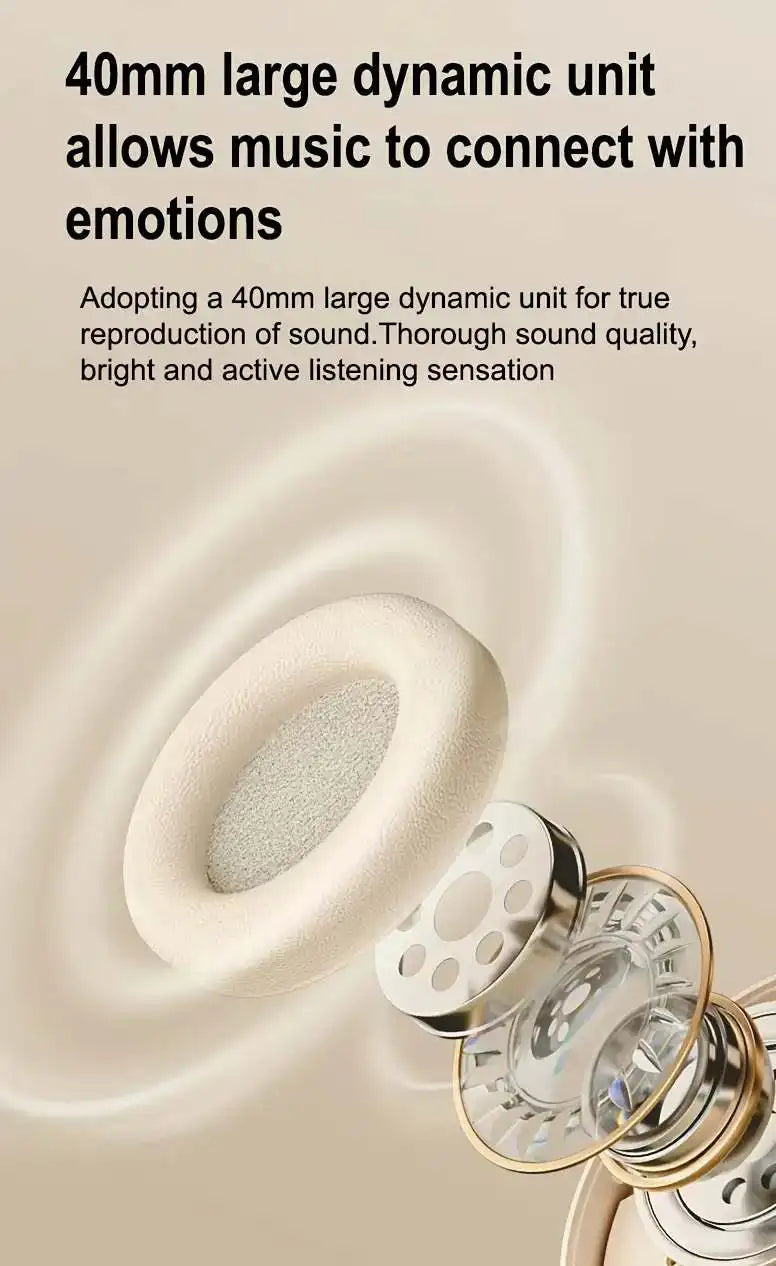Headphones P2961 Wireless Bluetooth 5.3 Original Earphone Stereo Hifi Headset 400mAh 100h Super Long Battery Life Game Earbuds