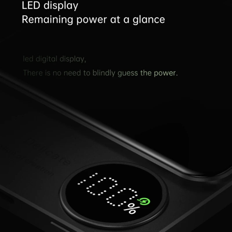 Customizable Logo Strong Magnetic 15W Wireless Q9 Mini Power Bank 5000mah Outdoors Travel for Phone Portable Powerbank 10000mAh