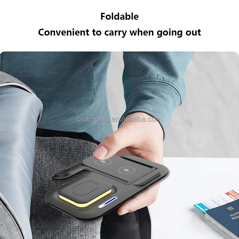 2025 New Products Multifunction 3 in 1 Wireless Chargers for Phone Strong Magnet Fast Charger for Smart Watch for Earphone