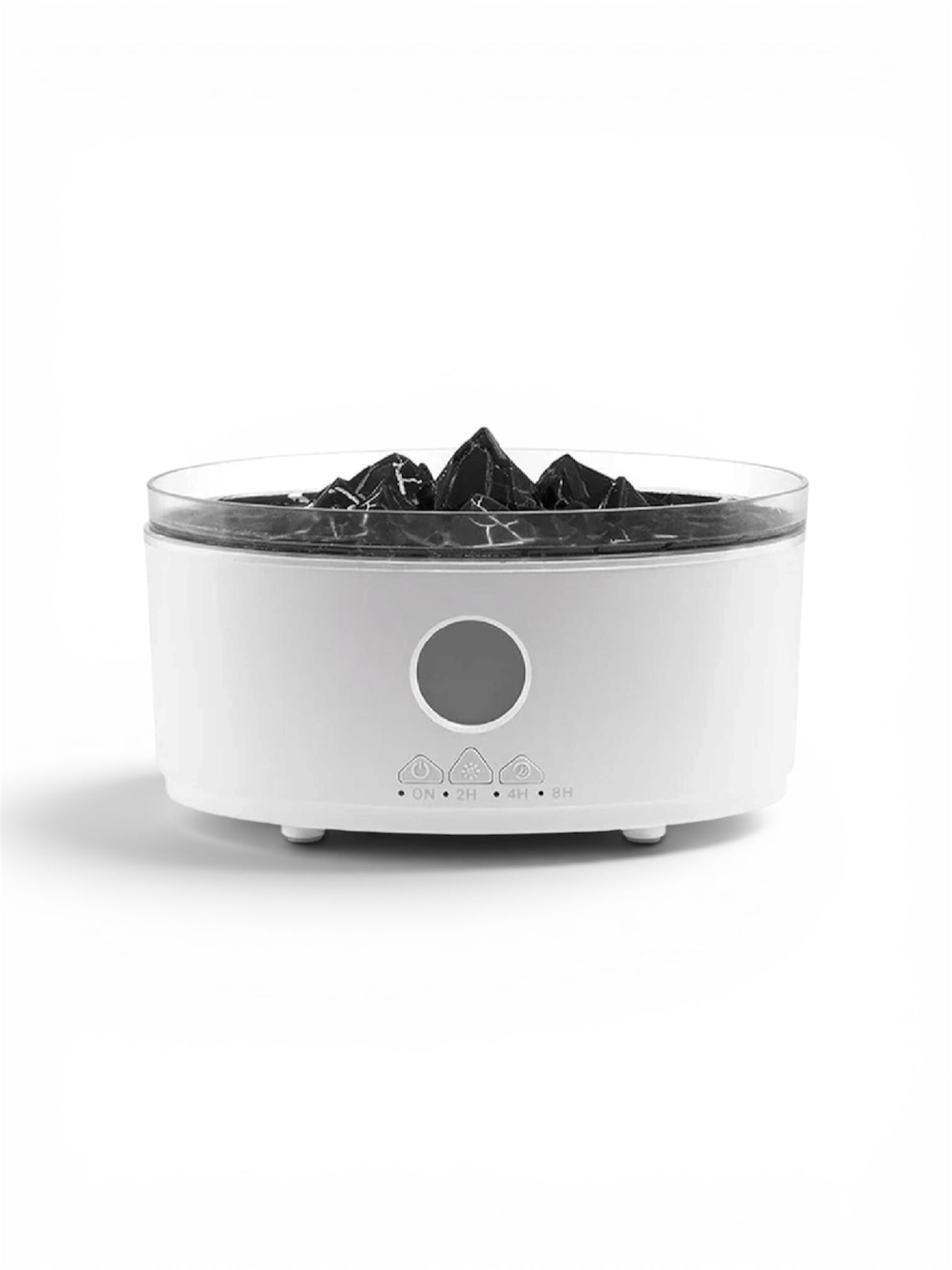 Volcano Humidifier, 300ML Essential Oil Diffuser with Jellyfish Mist and 3 Color Lights, Remote Controlled