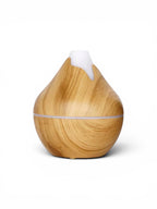 350ML USB Aroma Oil Diffuser Wood Electric Humidifier Ultrasonic Air Humidifier Mini Aromatherapy LED Light Mist Maker for Home