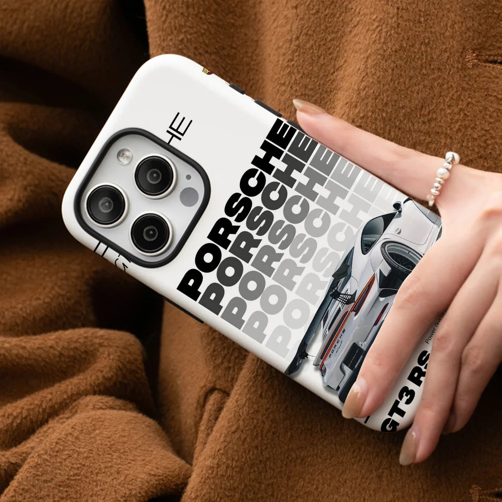 Sport car GT3 RS Phone Case Phone Case Film shell For iPhone 16 15 14 13 12 11 Pro Max Plus