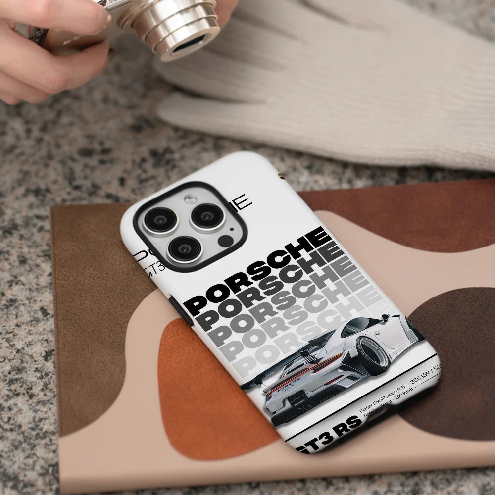 Sport car GT3 RS Phone Case Phone Case Film shell For iPhone 16 15 14 13 12 11 Pro Max Plus