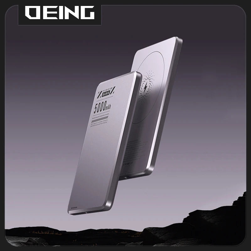 10000mAh PD20W Transparent Alloy Magnetic Powerbank For Magsafe Power Bank Wireless Fast Charger For iPhone 17 16 15 14 13 12 11