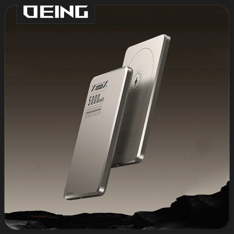 10000mAh PD20W Transparent Alloy Magnetic Powerbank For Magsafe Power Bank Wireless Fast Charger For iPhone 17 16 15 14 13 12 11
