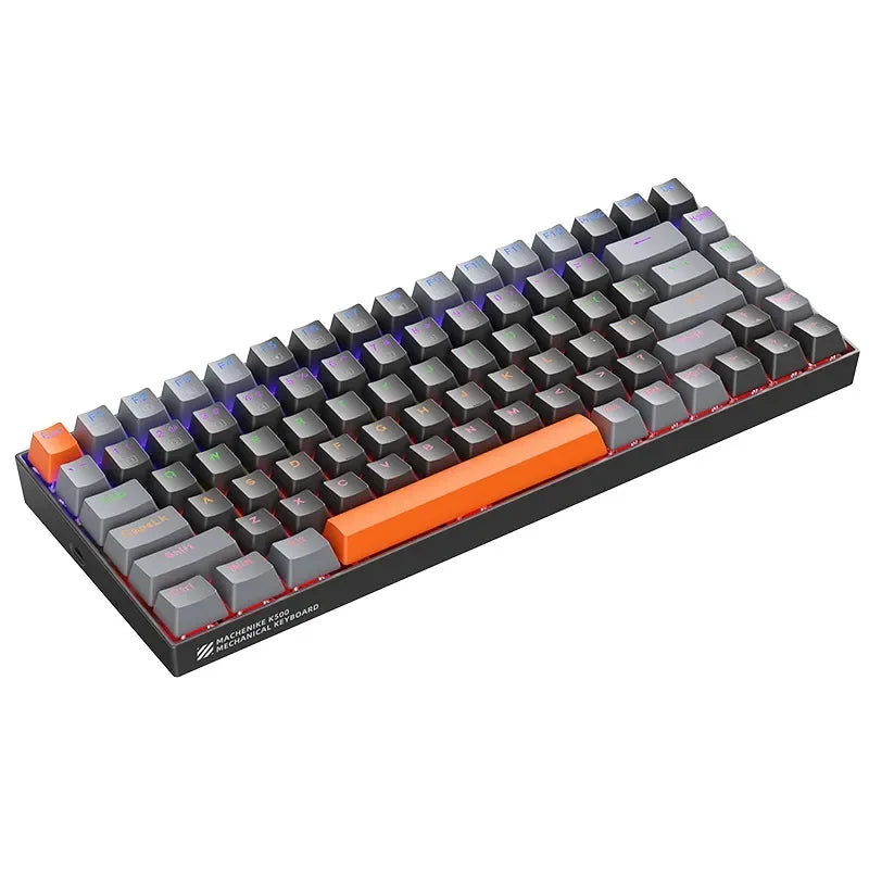Machenike K500A-B84 Mechanical Keyboard 75% TKL Hot-Swappable Wired