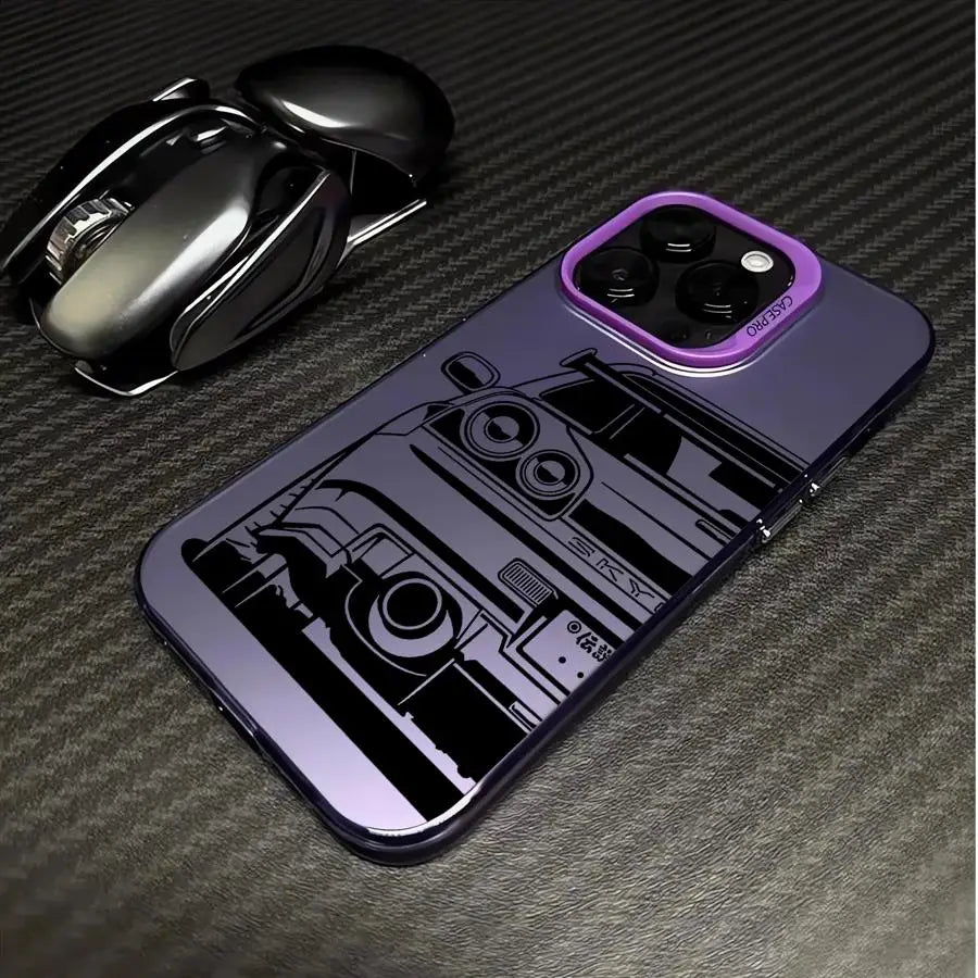 JDM Dream Car Cool Cover Phone Case for iPhone 16 Pro 15 Pro Max 14 13 12 11 XS 14 Pro Max 16 Plus 14Pro 12Pro Soft Shell