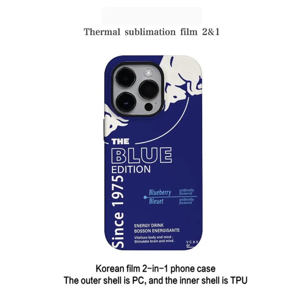 Phone Case for New bulls drink stylish design iPhone 17 16 15 14 13 12 11 X XS XR XSMAX 7 8 Air Pro Max Plus Double-layer Cover