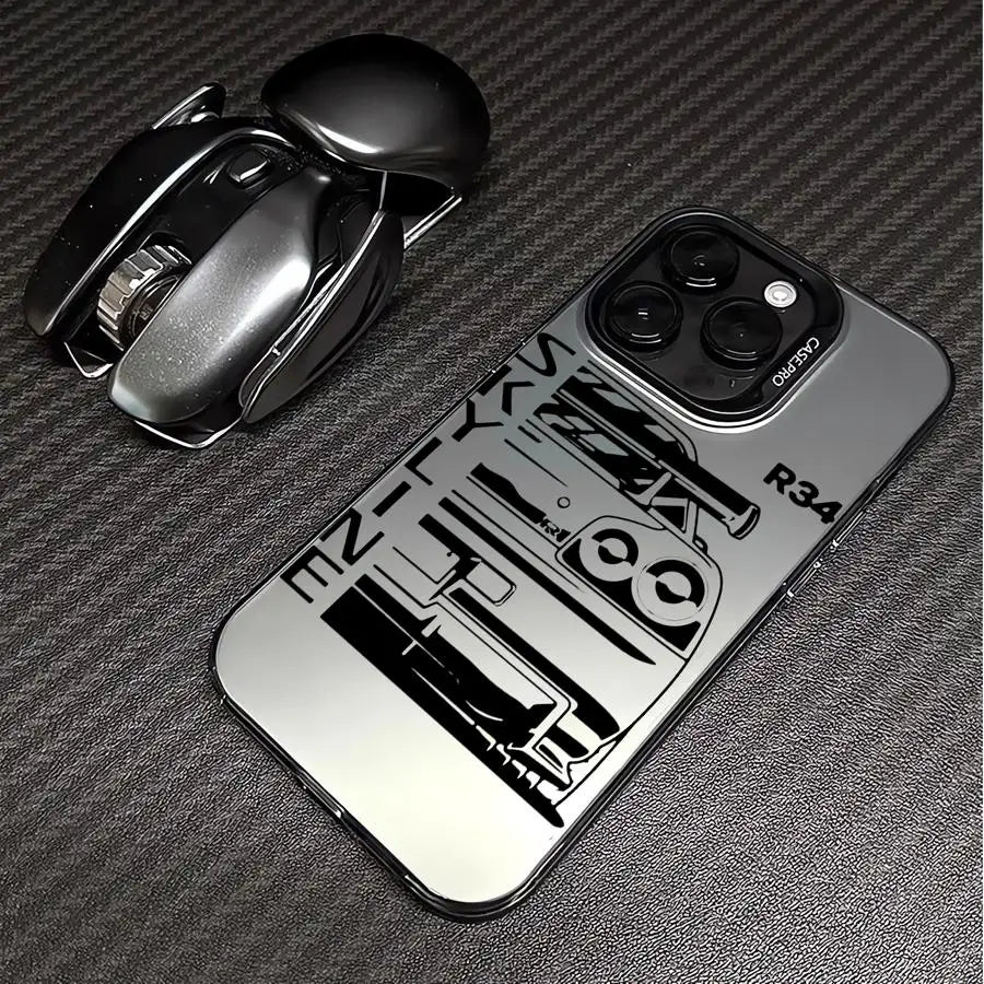 JDM Dream Car Cool Cover Phone Case for iPhone 16 Pro 15 Pro Max 14 13 12 11 XS 14 Pro Max 16 Plus 14Pro 12Pro Soft Shell