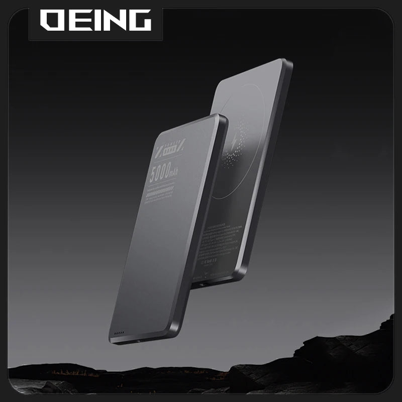 10000mAh PD20W Transparent Alloy Magnetic Powerbank For Magsafe Power Bank Wireless Fast Charger For iPhone 17 16 15 14 13 12 11