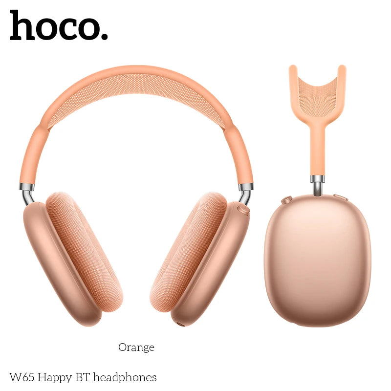 HOCO W65 New Bluetooth 5.4 Headphone Over Ear Big Earphones Hifi Audio Music Sport Gaming Headsets for Iphone Android With Mic