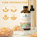 118ML/4 Fl.Oz. Essential Oils, Premium Frankincense Plant Oil for Diffuser, Massage, Skin, Hair, Candle Soap Making,